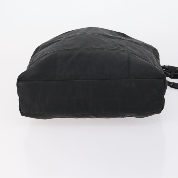 PRADA Tote Bag Nylon 4 Set Black Blue Auth 147053