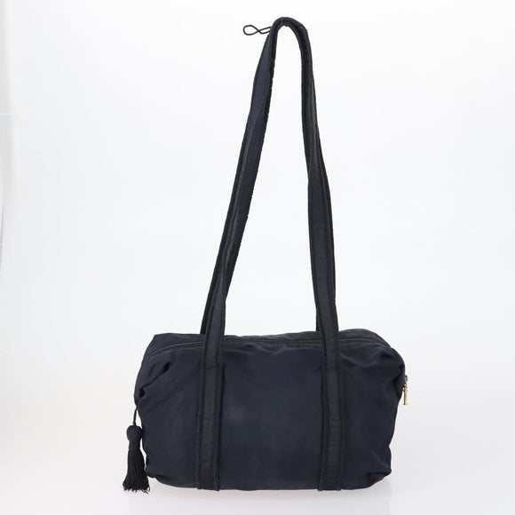 PRADA Tote Bag Nylon 4 Set Black Blue Auth 147053