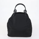 PRADA Tote Bag Nylon 4 Set Black Blue Auth 147053-20