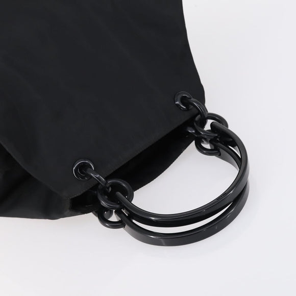 PRADA Tote Bag Nylon 4 Set Black Blue Auth 147053