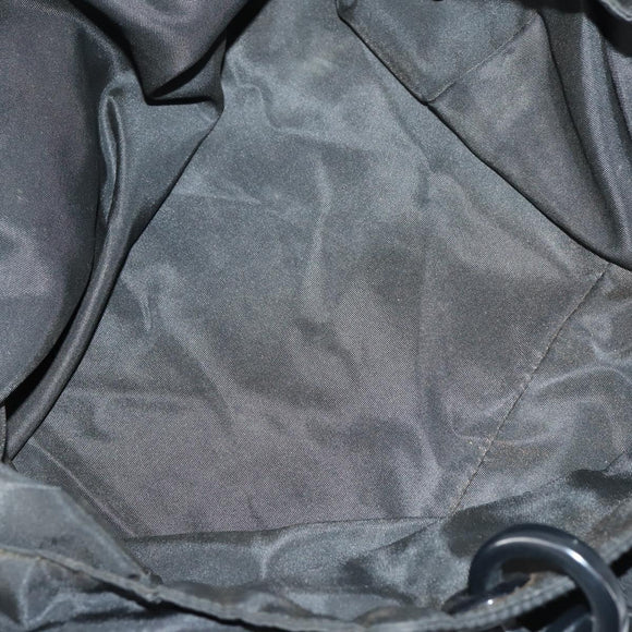 PRADA Tote Bag Nylon 4 Set Black Blue Auth 147053