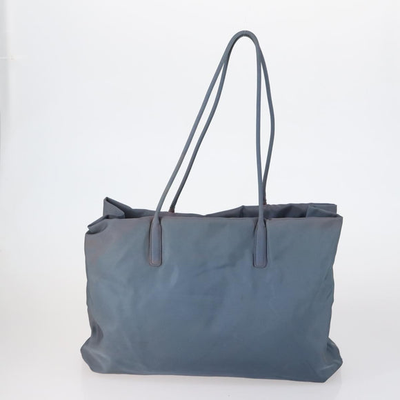 PRADA Tote Bag Nylon 4 Set Black Blue Auth 147053