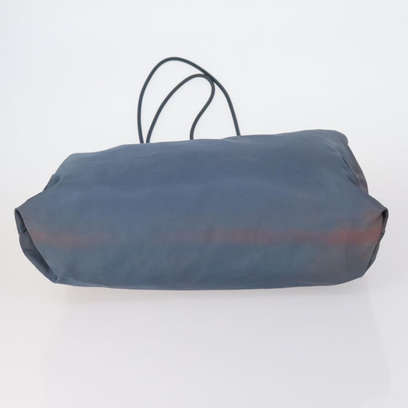 PRADA Tote Bag Nylon 4 Set Black Blue Auth 147053