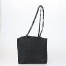 PRADA Tote Bag Nylon 4 Set Black Blue Auth 147053-8