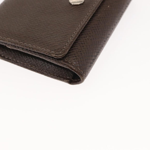 LOUIS VUITTON Taiga Wallet 3 Set Grizzly LV Auth 147062