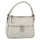 GUCCI GG Supreme Shoulder Bag PVC White Gold 190258 Auth 147063-1