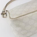 GUCCI GG Supreme Shoulder Bag PVC White Gold 190258 Auth 147063-16