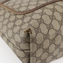 GUCCI GG Supreme Web Sherry Line Tote Bag PVC Beige 39 02 003 Auth 147064-15