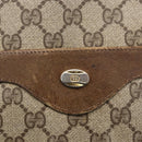 GUCCI GG Supreme Web Sherry Line Tote Bag PVC Beige 39 02 003 Auth 147064-18