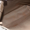 GUCCI GG Supreme Web Sherry Line Tote Bag PVC Beige 39 02 003 Auth 147064-10
