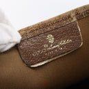 GUCCI GG Supreme Web Sherry Line Tote Bag PVC Beige 39 02 003 Auth 147064-21