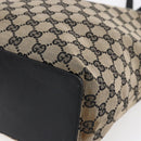 GUCCI GG Canvas Tote Bag Beige Gold 002 1098 Auth 147067-10