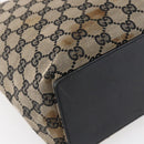 GUCCI GG Canvas Tote Bag Beige Gold 002 1098 Auth 147067-13
