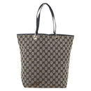 GUCCI GG Canvas Tote Bag Beige Gold 002 1098 Auth 147067-3