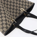 GUCCI GG Canvas Tote Bag Beige Gold 002 1098 Auth 147067-6