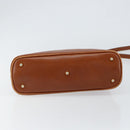 GUCCI Bamboo Hand Bag Leather 2way Brown Gold 000 2058 0290 0 Auth 147071-5