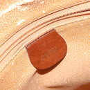 GUCCI Bamboo Hand Bag Leather 2way Brown Gold 000 2058 0290 0 Auth 147071-20