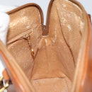 GUCCI Bamboo Hand Bag Leather 2way Brown Gold 000 2058 0290 0 Auth 147071-21