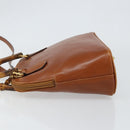 GUCCI Bamboo Hand Bag Leather 2way Brown Gold 000 2058 0290 0 Auth 147071-4