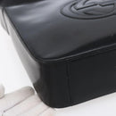 GUCCI Soho Shoulder Bag Enamel Black Auth 147072-11