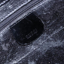 GUCCI Soho Shoulder Bag Enamel Black Auth 147072-15