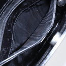 GUCCI Soho Shoulder Bag Enamel Black Auth 147072-19