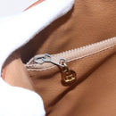 CELINE Macadam Canvas Tote Bag PVC Beige Gold Auth 147075-19