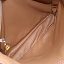 CELINE Macadam Canvas Tote Bag PVC Beige Gold Auth 147075-10