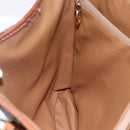 CELINE Macadam Canvas Tote Bag PVC Beige Gold Auth 147075-21