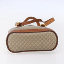 CELINE Macadam Canvas Tote Bag PVC Beige Gold Auth 147075-5