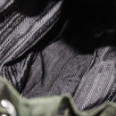 PRADA Backpack Nylon Khaki Silver Auth 147077-11