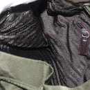 PRADA Backpack Nylon Khaki Silver Auth 147077-24