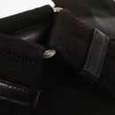 PRADA Backpack Nylon Khaki Silver Auth 147077-8