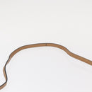 Christian Dior Honeycomb Canvas Shoulder Bag PVC Black Gold Auth 147083-14