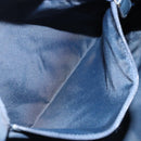 Christian Dior Trotter Canvas Shoulder Bag Navy Silver Auth 147086-21