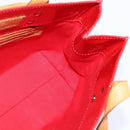 LOUIS VUITTON Monogram Vernis Reade PM Hand Bag Red Rouge M91088 LV Auth 147089-17