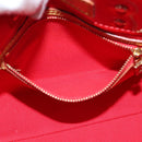 LOUIS VUITTON Monogram Vernis Reade PM Hand Bag Red Rouge M91088 LV Auth 147089-19
