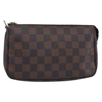 LOUIS VUITTON Damier Ebene Pochette Accessoires Pouch N41206 LV Auth 147090