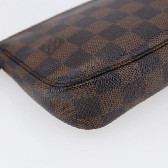 LOUIS VUITTON Damier Ebene Pochette Accessoires Pouch N41206 LV Auth 147090