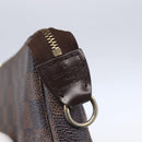 LOUIS VUITTON Damier Ebene Pochette Accessoires Pouch N41206 LV Auth 147090-8