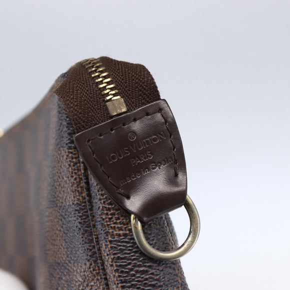 LOUIS VUITTON Damier Ebene Pochette Accessoires Pouch N41206 LV Auth 147090
