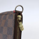 LOUIS VUITTON Damier Ebene Pochette Accessoires Pouch N41206 LV Auth 147090-9