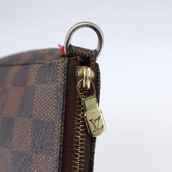 LOUIS VUITTON Damier Ebene Pochette Accessoires Pouch N41206 LV Auth 147090