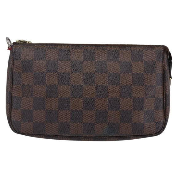 LOUIS VUITTON Damier Ebene Pochette Accessoires Pouch N41206 LV Auth 147090