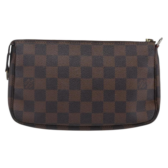LOUIS VUITTON Damier Ebene Pochette Accessoires Pouch N41206 LV Auth 147090