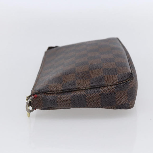 LOUIS VUITTON Damier Ebene Pochette Accessoires Pouch N41206 LV Auth 147090