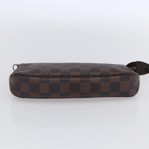 LOUIS VUITTON Damier Ebene Pochette Accessoires Pouch N41206 LV Auth 147090