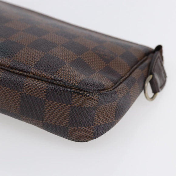 LOUIS VUITTON Damier Ebene Pochette Accessoires Pouch N41206 LV Auth 147090