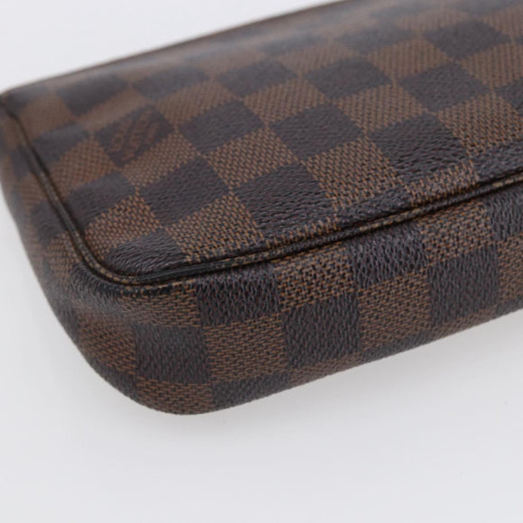 LOUIS VUITTON Damier Ebene Pochette Accessoires Pouch N41206 LV Auth 147090