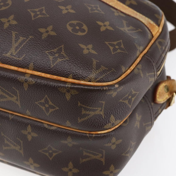 LOUIS VUITTON Monogram Reporter PM Shoulder Bag M45254 LV Auth 147091